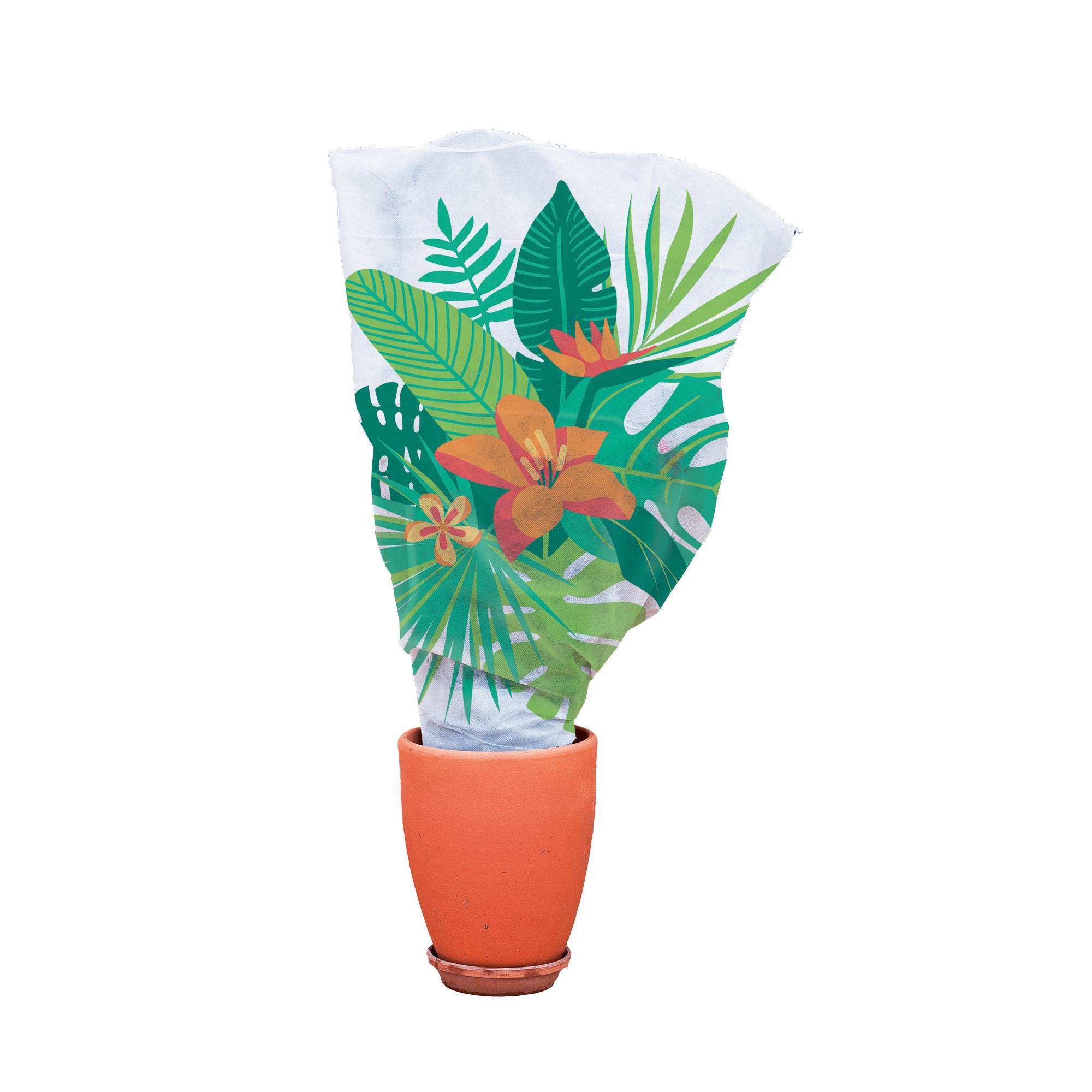Housse d'hivernage 50g/m2 WERKA PRO imprimée - Motif Végétation - Image 1