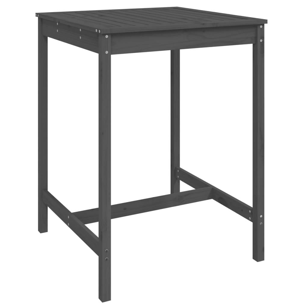 Vidaxl - Ensemble de bar de jardin 5 pcs-Salons de jardin gris bois de pin massif 923779 - Image 5