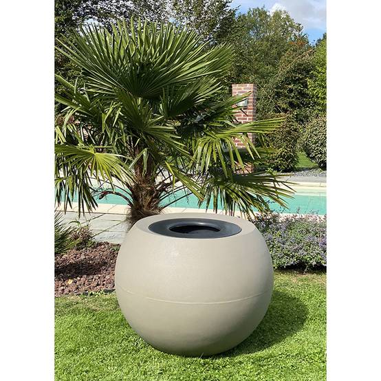 Plast'Up Rotomoulage - Pots de fleurs sphérique xxl speranza 325l-lot de 2 - Image 4