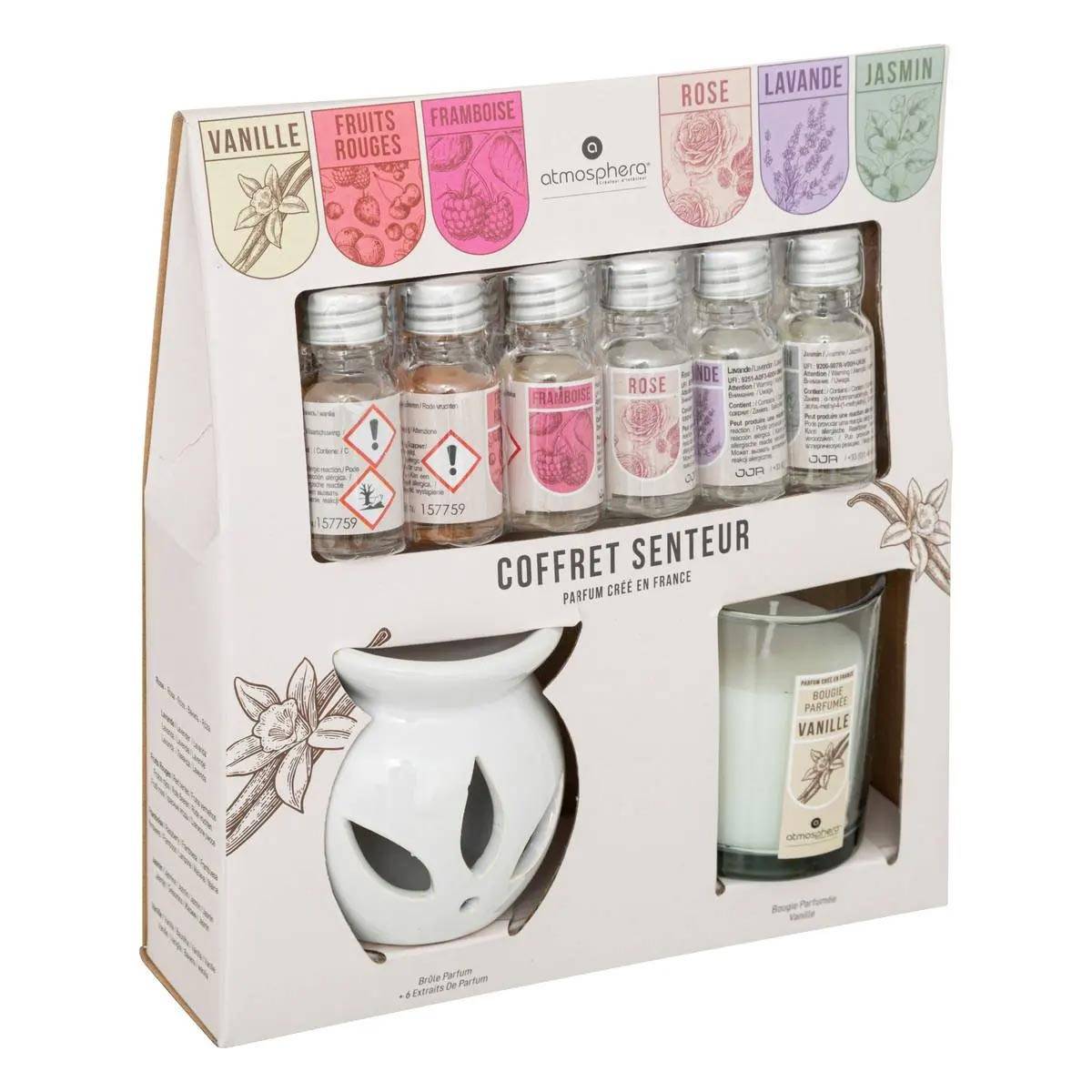 Coffret Senteur 8 Pièces "Bien-être" 23cm Vanille - Image 1