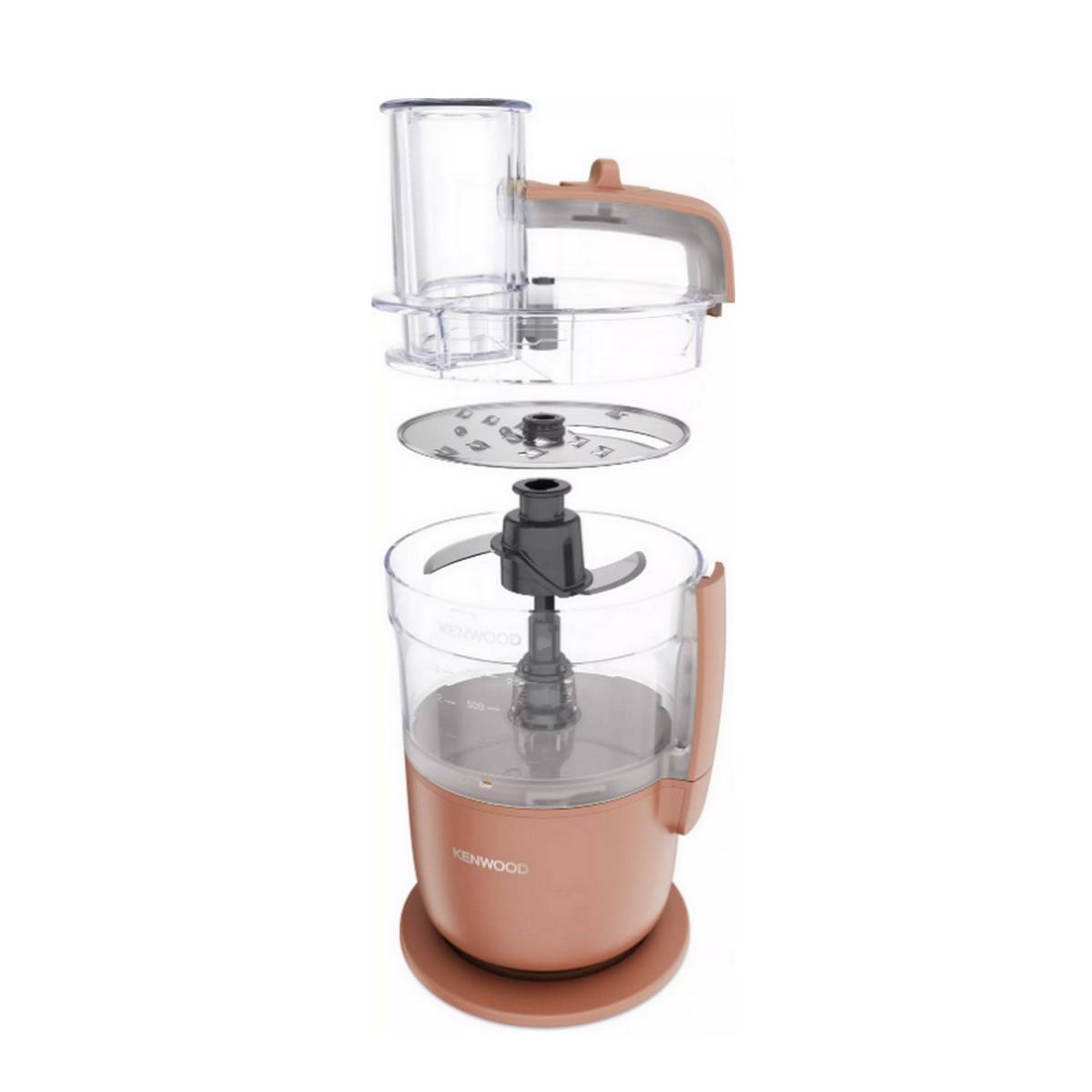 Mini hachoir multifonction 1.3l 650w pêche FDP22.130RD Kenwood - Image 3
