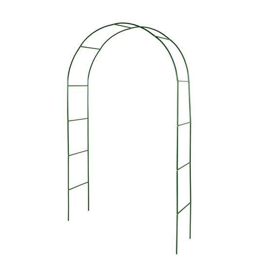 Sans Marque - Arche de jardin métallique - 240 x 140 cm - pour plantes grimpantes - Métal laqué vert - DIVERS - Image 1