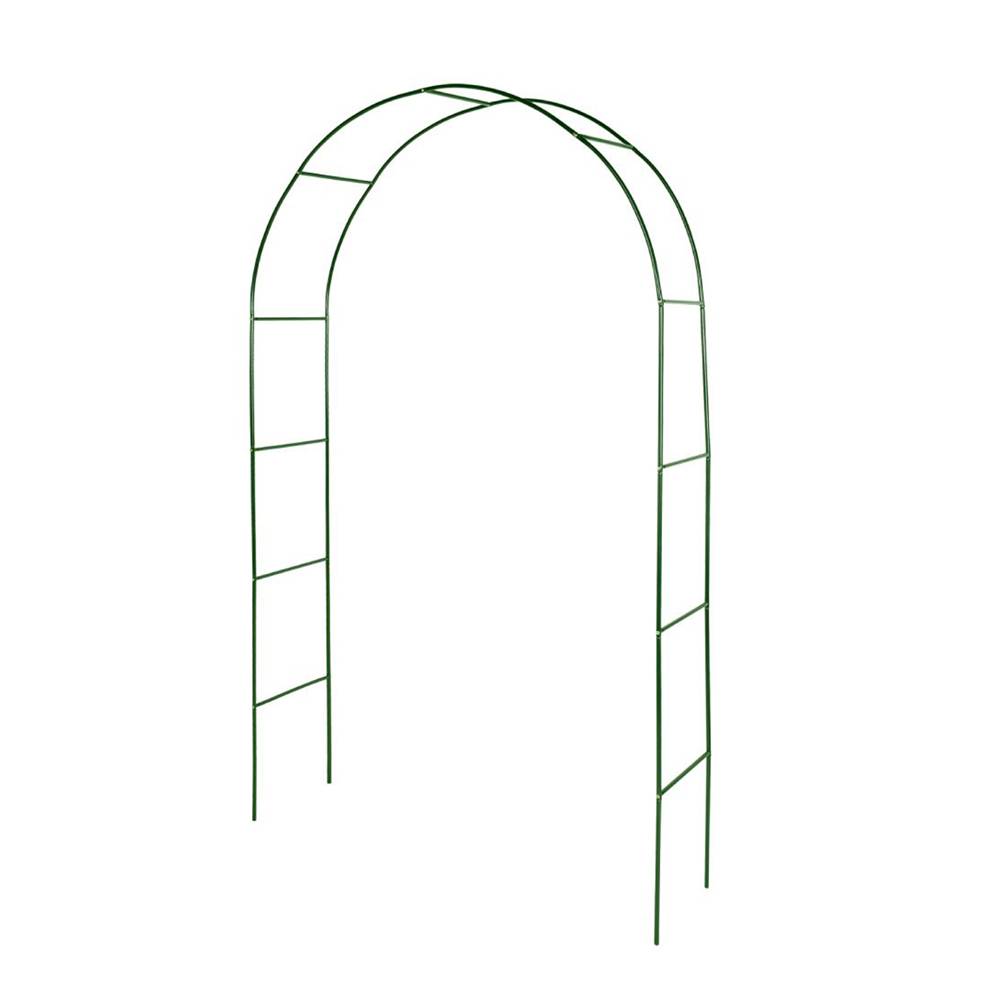 Sans Marque - Arche de jardin métallique - 240 x 140 cm - pour plantes grimpantes - Métal laqué vert - DIVERS - Image 1