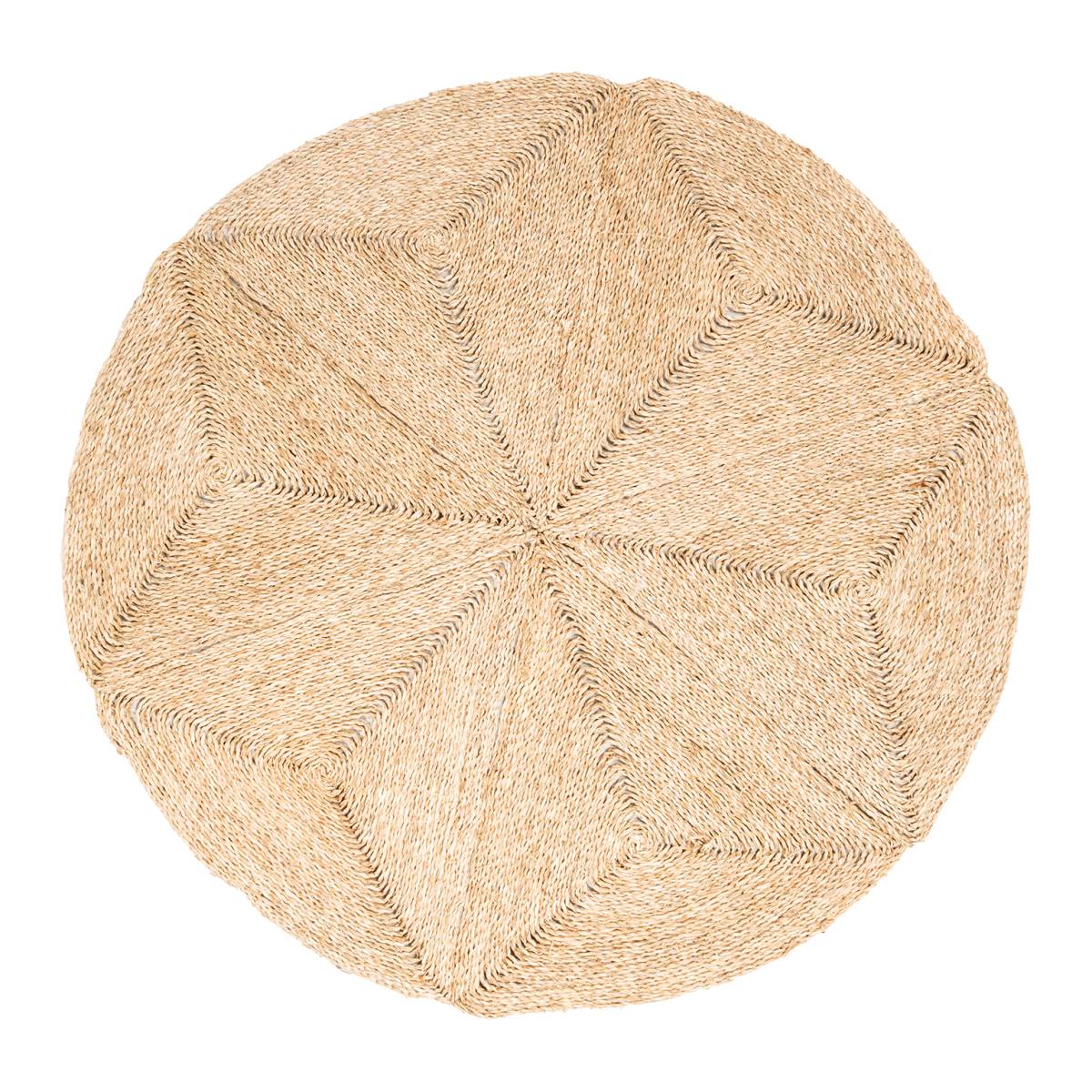Aubry Gaspard - Tapis rond en jonc Kaate Diamètre 150cm - Image 1