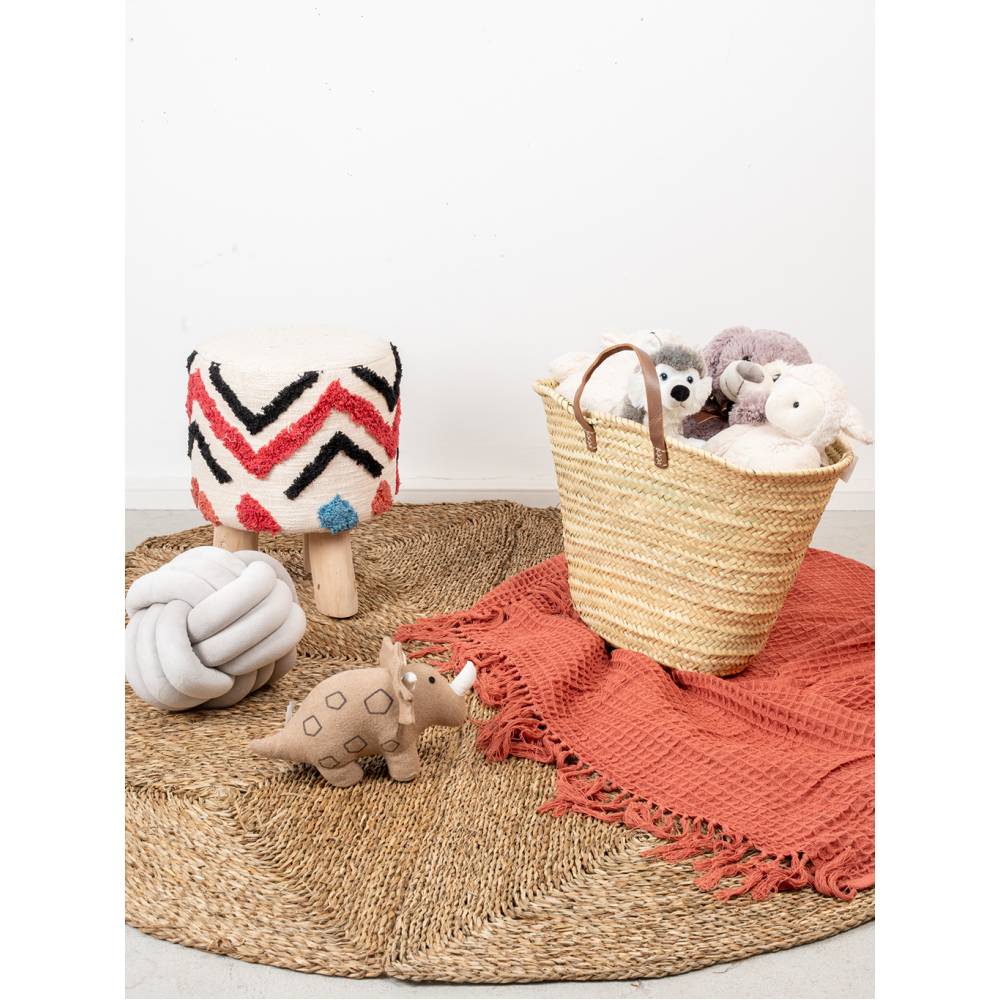 Aubry Gaspard - Tapis rond en jonc Kaate Diamètre 150cm - Image 2