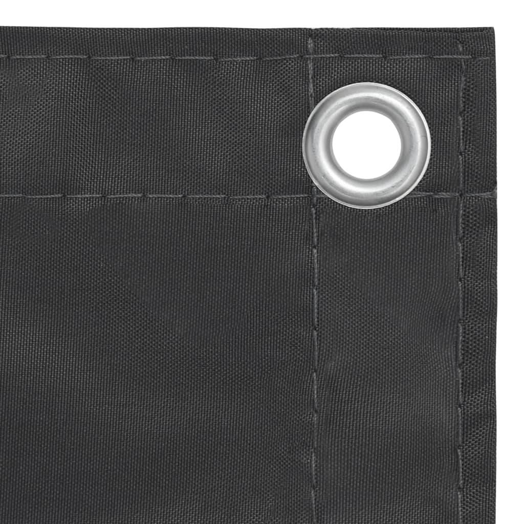 Helloshop26 - Écran de balcon brise pare vue protection confidentialité 120 x 500 cm tissu oxford anthracite - Image 2
