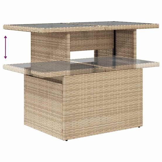 Salon Bas de Terrasse 5 Pièces Beige et Gris Clair Doux pour Moments de Relaxation en Duo – ComfortXL Outdoor Living - Image 9