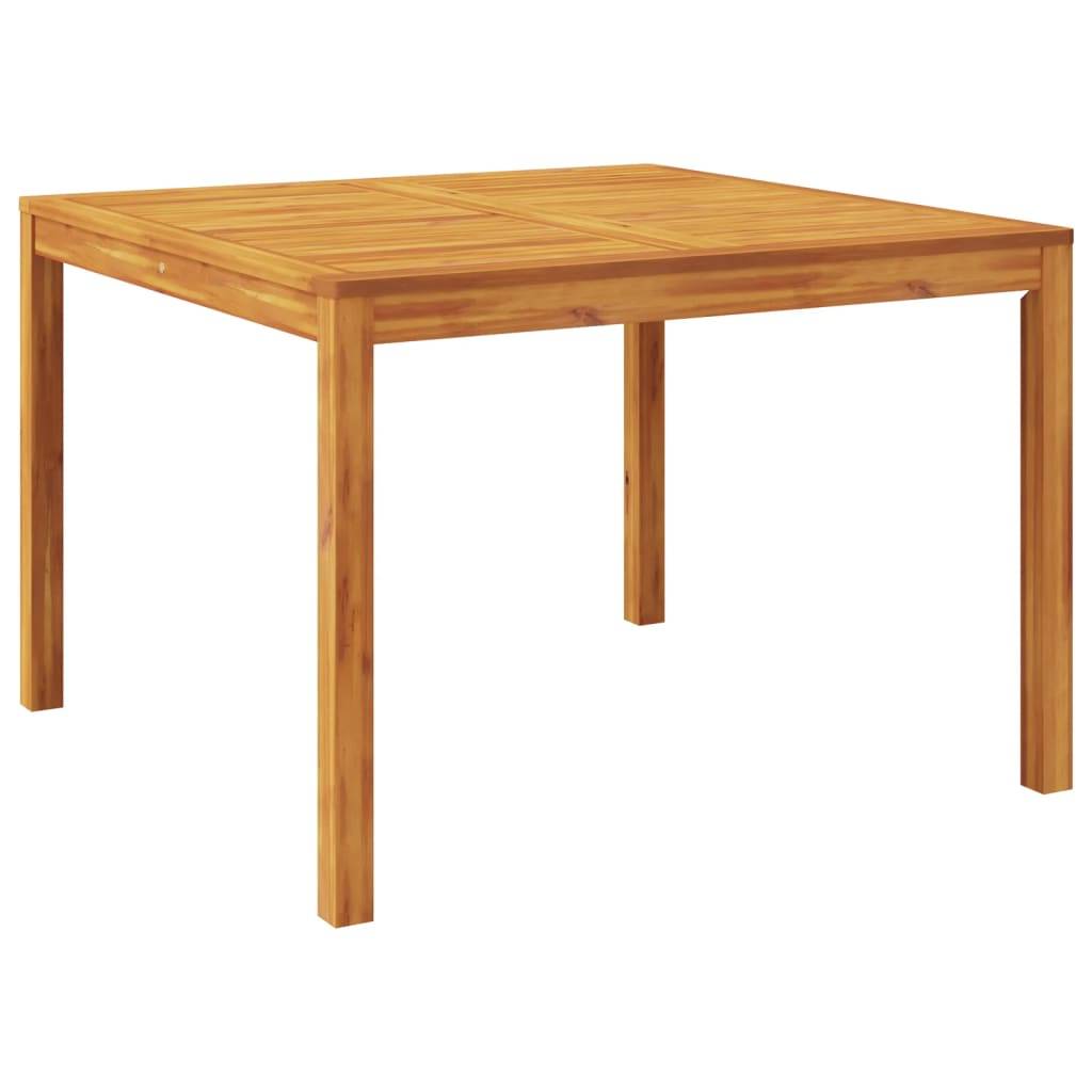 Ensemble de 5 pcs table de jardin avec chaises - mobilier de jardin Bois d'acacia solide-JU2726 - Image 3