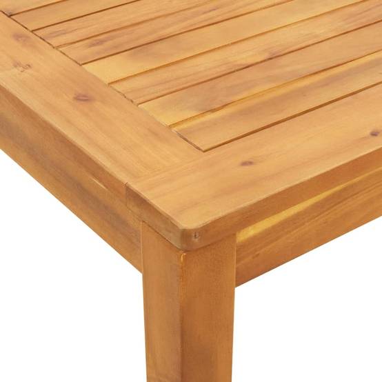Ensemble de 5 pcs table de jardin avec chaises - mobilier de jardin Bois d'acacia solide-JU2726 - Image 7