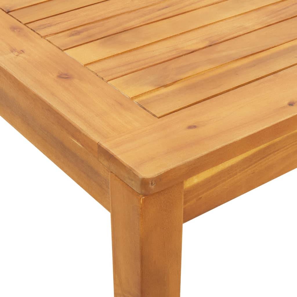 Ensemble de 5 pcs table de jardin avec chaises - mobilier de jardin Bois d'acacia solide-JU2726 - Image 7