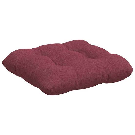 Lot de 4 Coussins de Chaise Tissu Housse Amovible pour Salle à Manger Bordeaux 45x45 cm – ComfortXL Outdoor Living - Image 5
