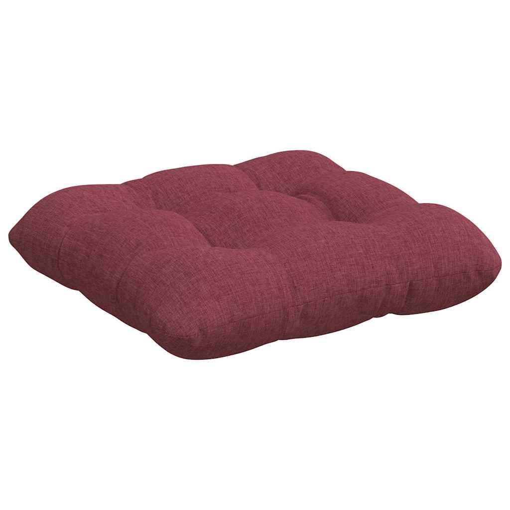 Lot de 4 Coussins de Chaise Tissu Housse Amovible pour Salle à Manger Bordeaux 45x45 cm – ComfortXL Outdoor Living - Image 5