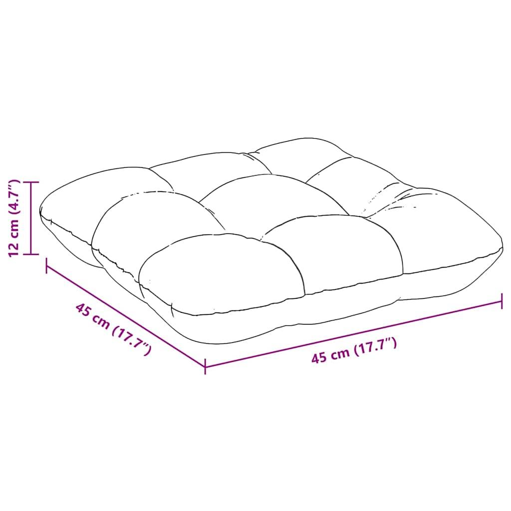 Lot de 4 Coussins de Chaise Tissu Housse Amovible pour Salle à Manger Bordeaux 45x45 cm – ComfortXL Outdoor Living - Image 6