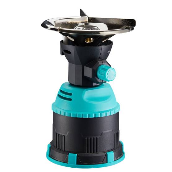 Rechaud gaz piezo 1200W Piezo Coque ABS Rechaud camping pour cartouche gaz 190g INTEC - Image 2