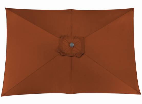 Proloisirs - Toile Parasol Mat Droit 3x2/6 Polyester 200gr SD - Sienne PROLOISIRS