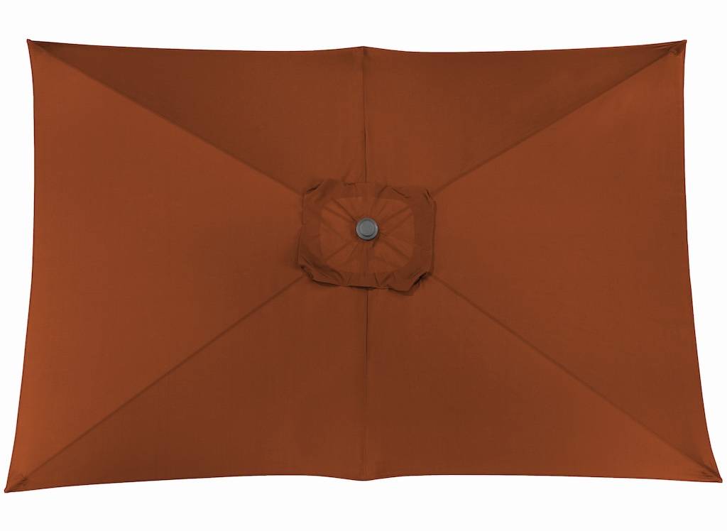 Proloisirs - Toile Parasol Mat Droit 3x2/6 Polyester 200gr SD - Sienne PROLOISIRS