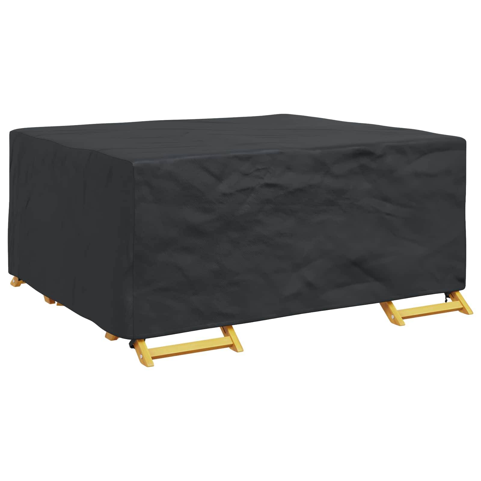 Housse pour meubles tissu 210D noir 200 x 160 x 70 cm - PANGIVO - Image 3