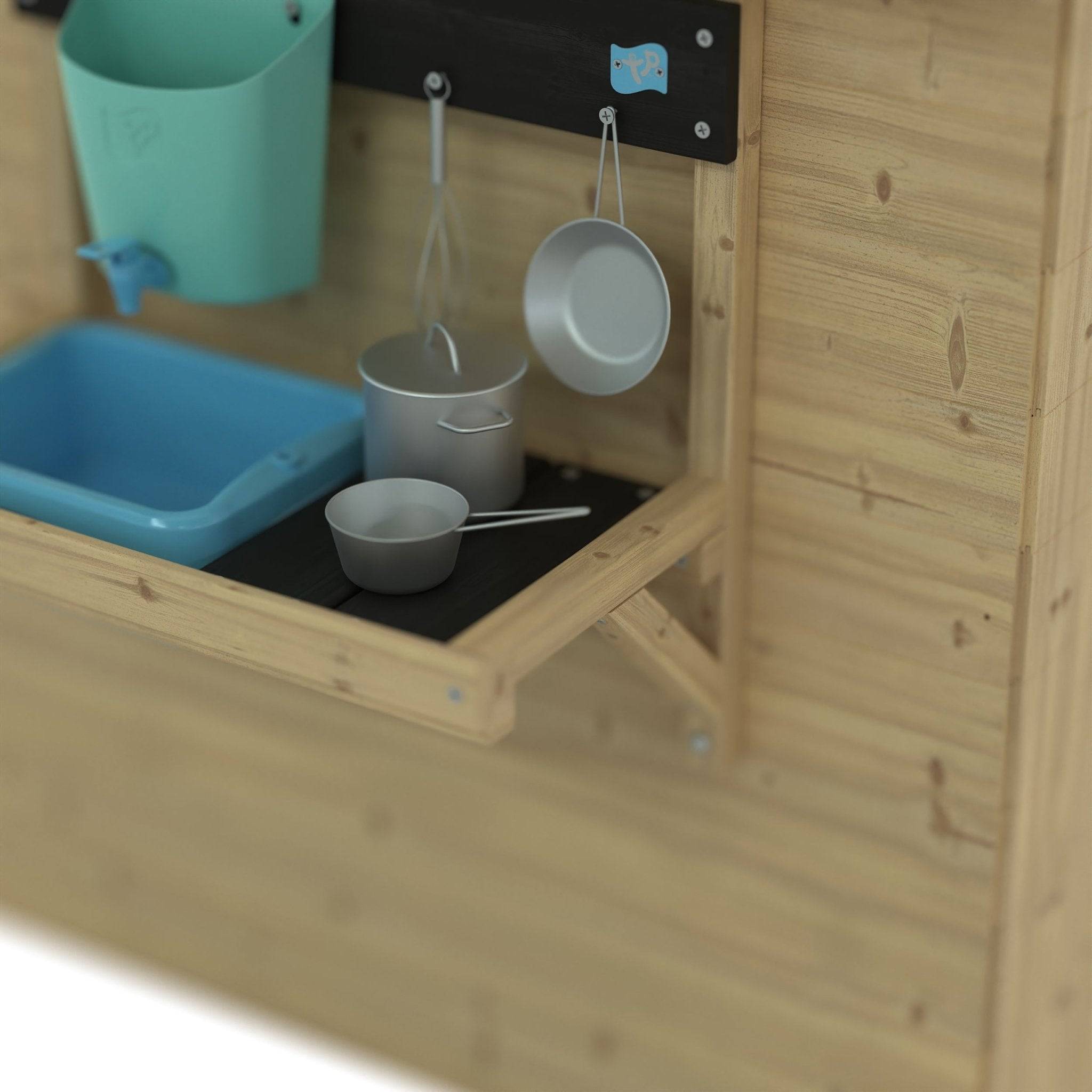 Maisonnette cabane enfant ROMARIN bois FSC® avec cuisine et volets - Image 5