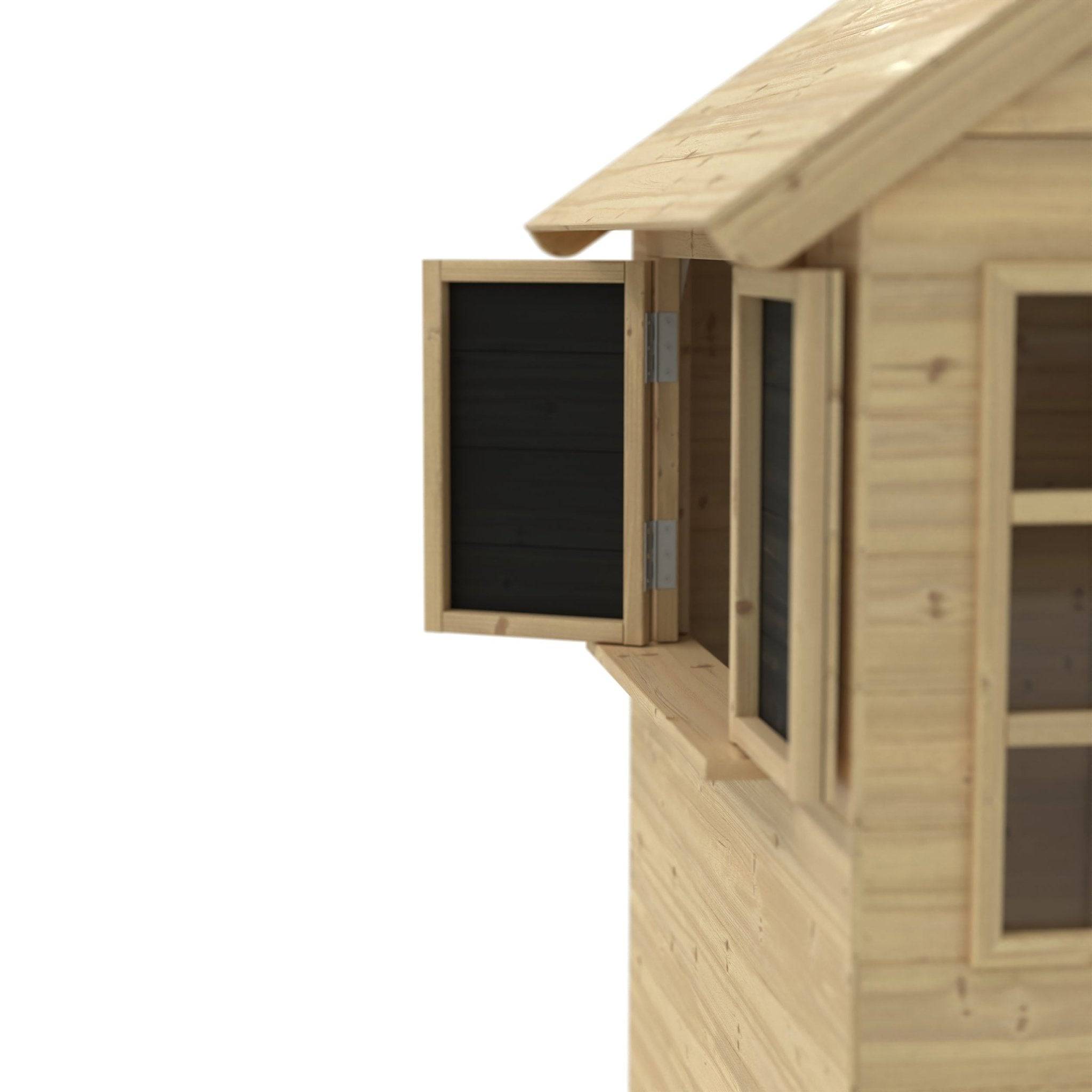 Maisonnette cabane enfant ROMARIN bois FSC® avec cuisine et volets - Image 6
