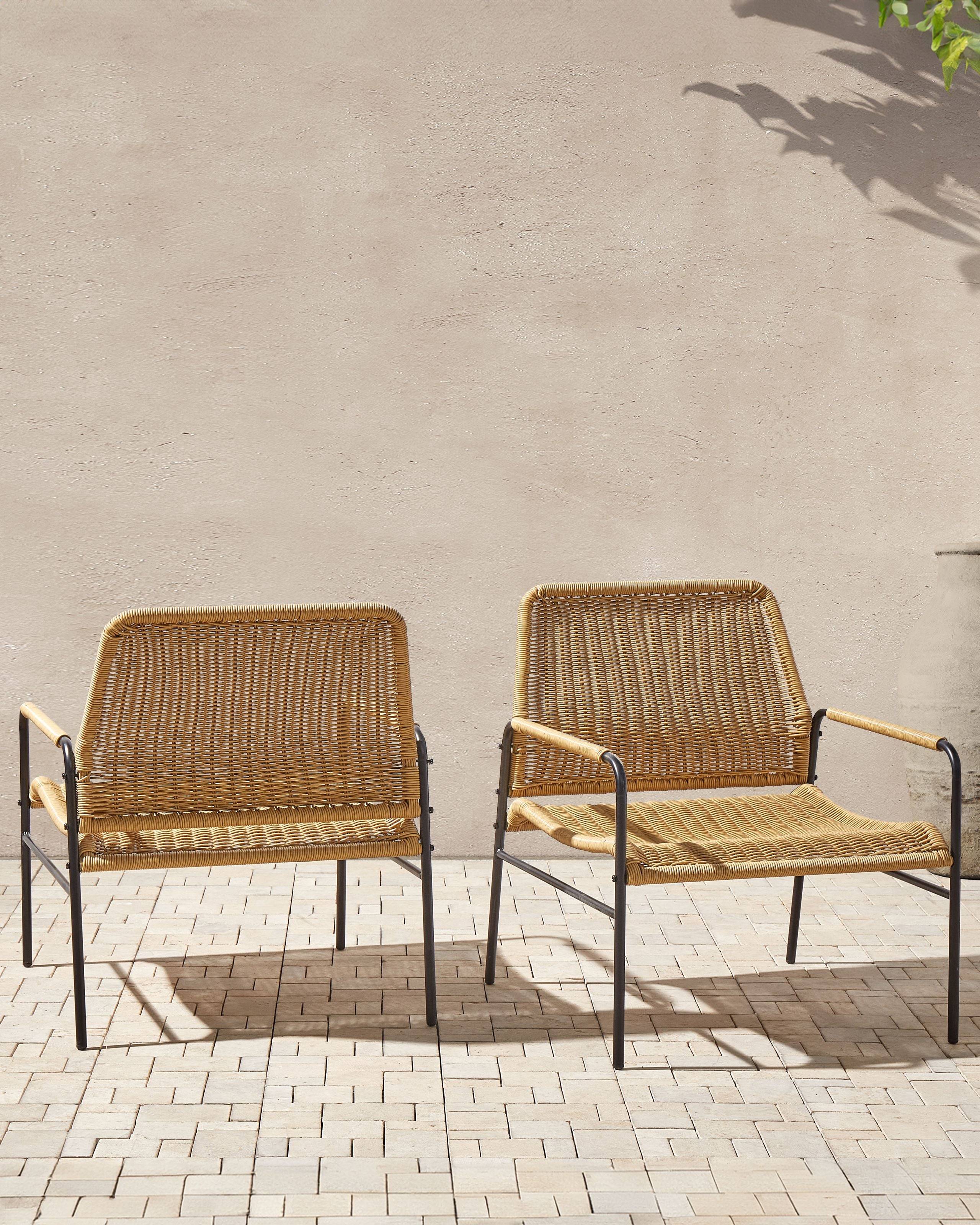 Beliani - Fauteuil Polyrotin Naturel PRASIMO - Beliani - Image 1