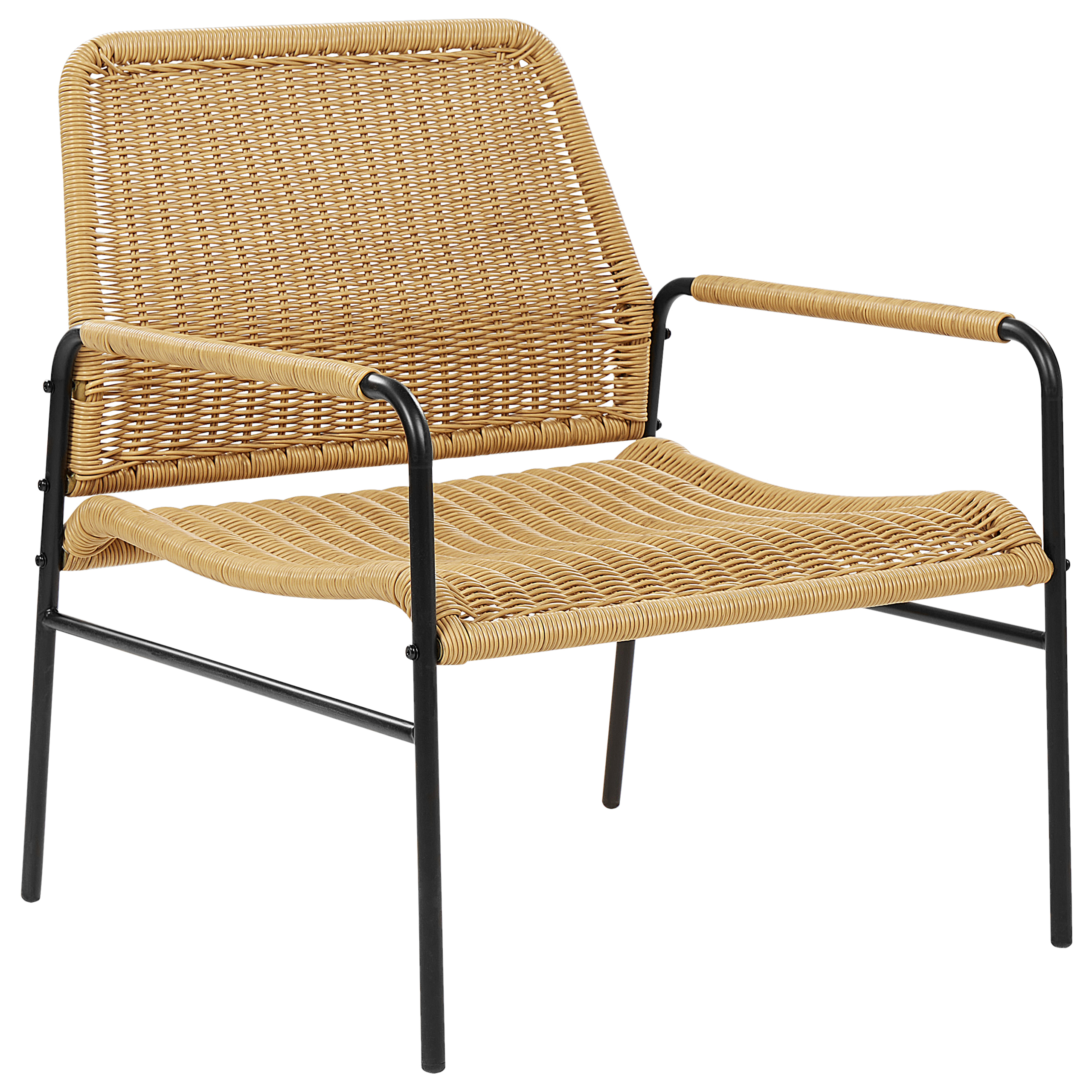 Beliani - Fauteuil Polyrotin Naturel PRASIMO - Beliani - Image 4