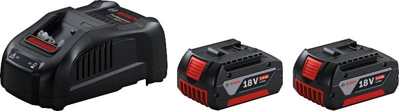 Bosch - 2 batteries GBA 18V 5.0Ah + Chargeur GAL 1880 CV - BOSCH - 1600A00B8J - Image 1
