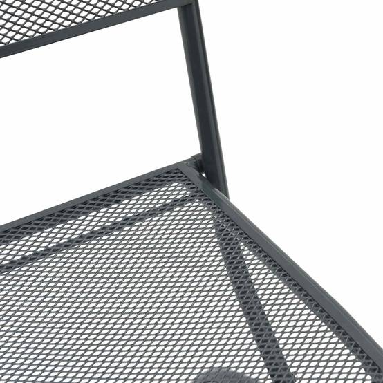 Chaises de jardin 2 pcs Fer Anthracite 52,5 x 46 x 82 cm - PANGIVO - Image 4