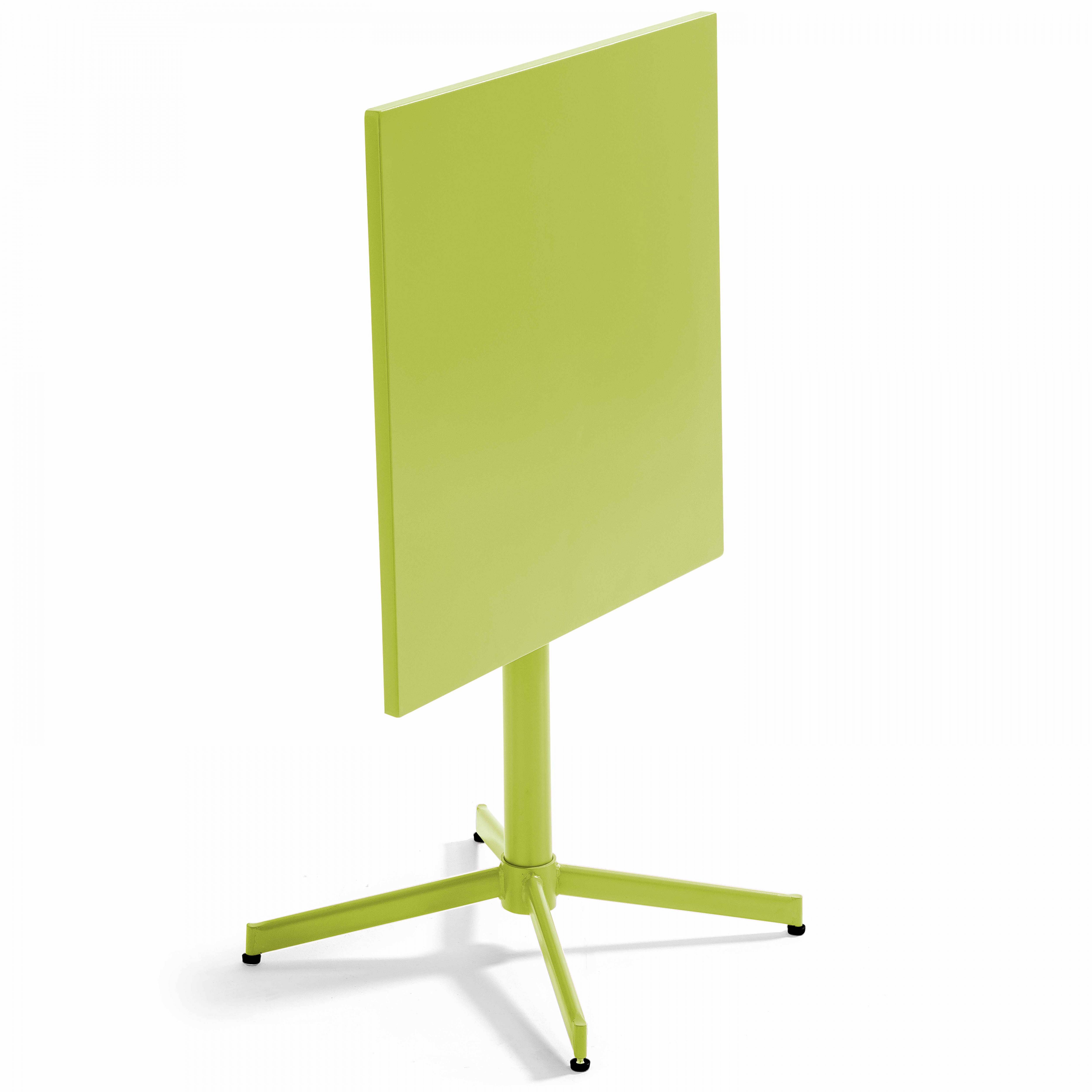 Oviala - Ensemble table inclinable de jardin et 2 chaises vert Palavas - Oviala - Image 4