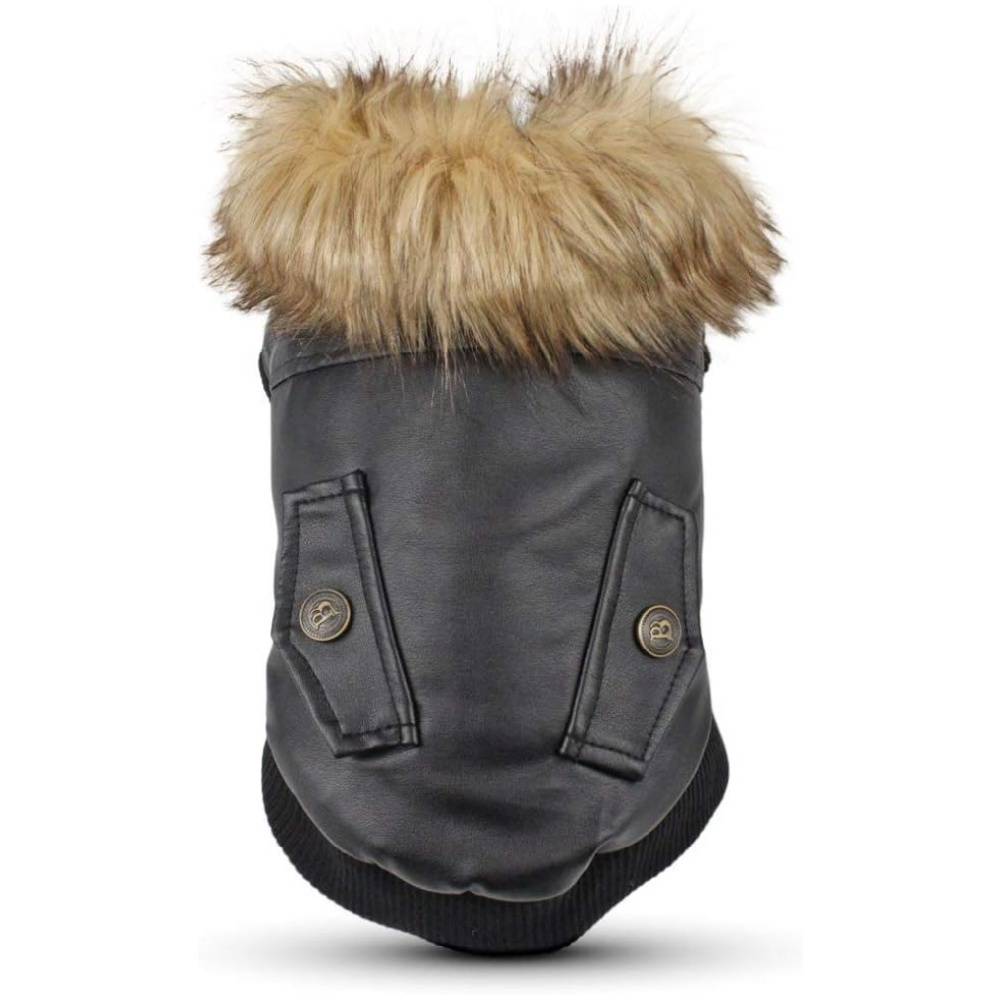 Manteau en cuir pour chiens - M - Image 2