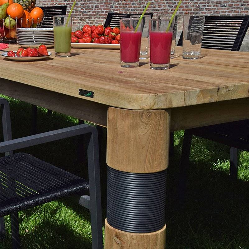 Table en teck recyclé 300 cm, Galactus - Gecko Jardin - Image 3