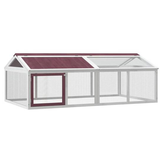Vidaxl - Enclos animaux moka 200x112,5x74 cm bois massif de pin vidaXL 172301 - Image 2