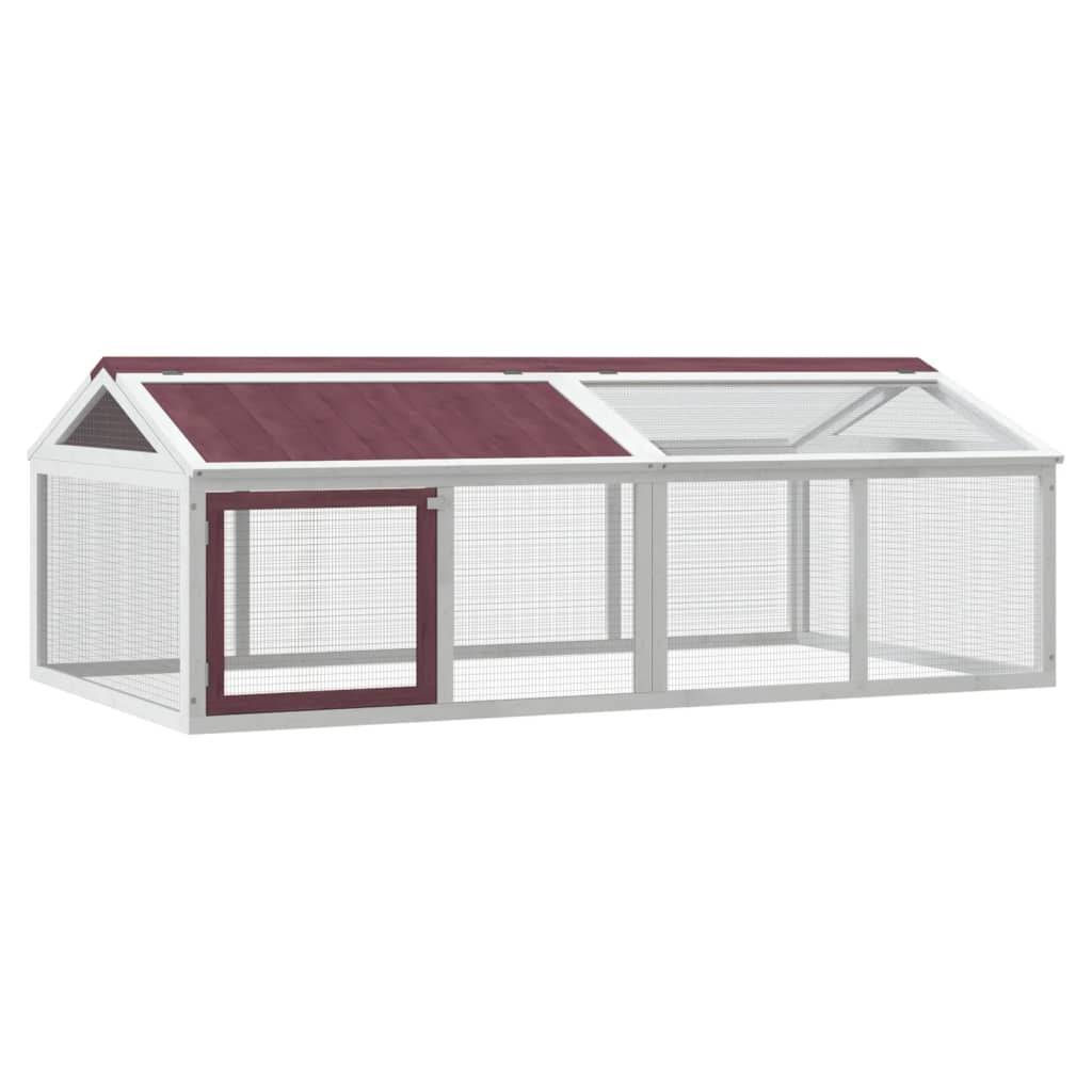 Vidaxl - Enclos animaux moka 200x112,5x74 cm bois massif de pin vidaXL 172301 - Image 2