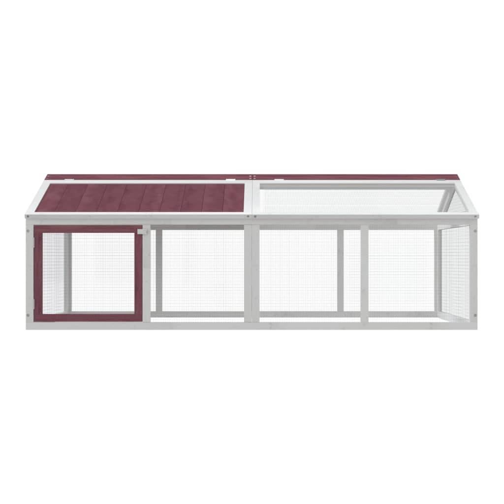 Vidaxl - Enclos animaux moka 200x112,5x74 cm bois massif de pin vidaXL 172301 - Image 4