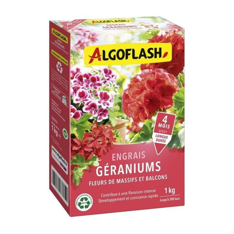 Algoflash Naturasol - Engrais Géraniums, Fleurs De Massifs Et Balcons - Algoflash Naturasol - 1 Kg - Image 1