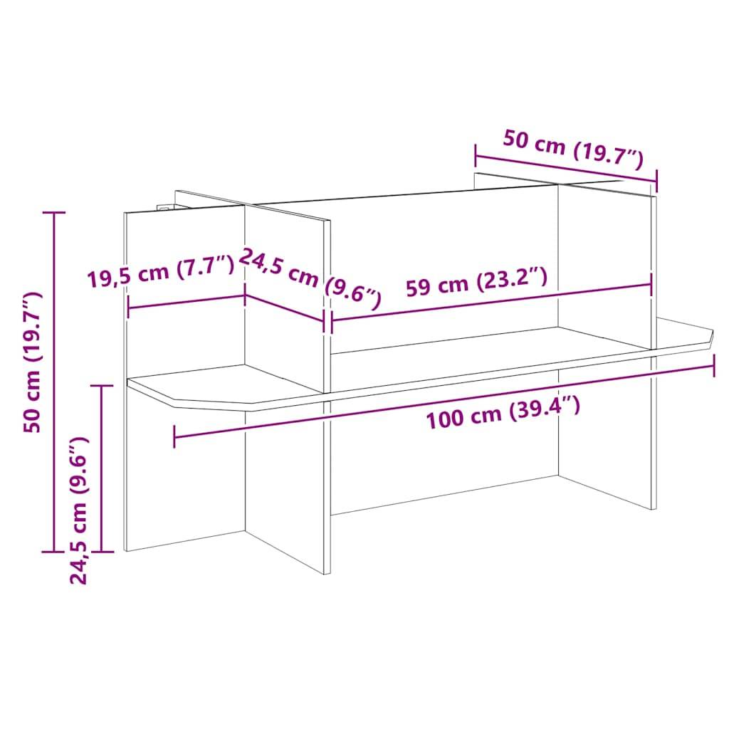 Vidaxl - Base de Terrarium Marron 100 x 50 x 50 cm OSB vidaXL 876735 - Image 3