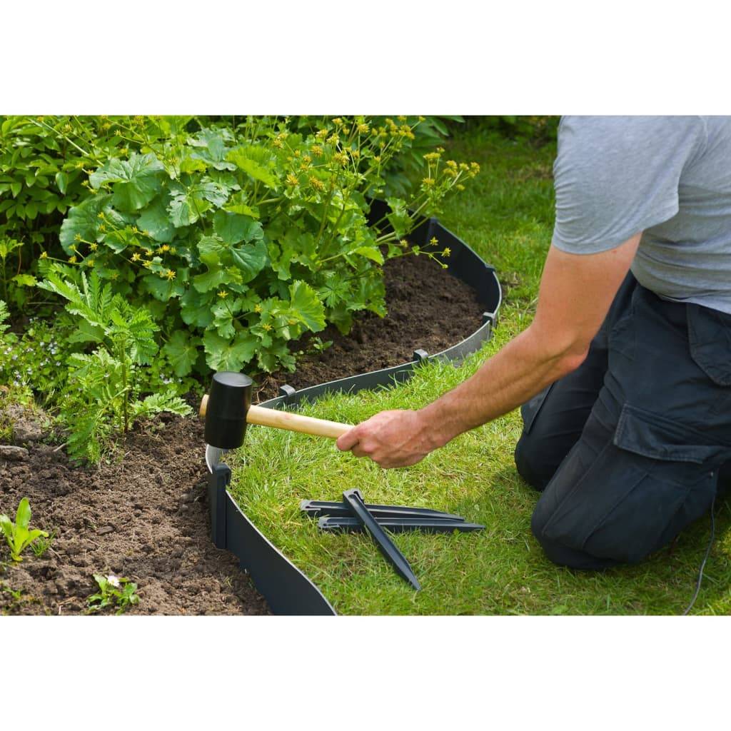 Bordure de jardin - Limite de jardin - Parterre 0,075x10 m 3 mm noir - Image 5