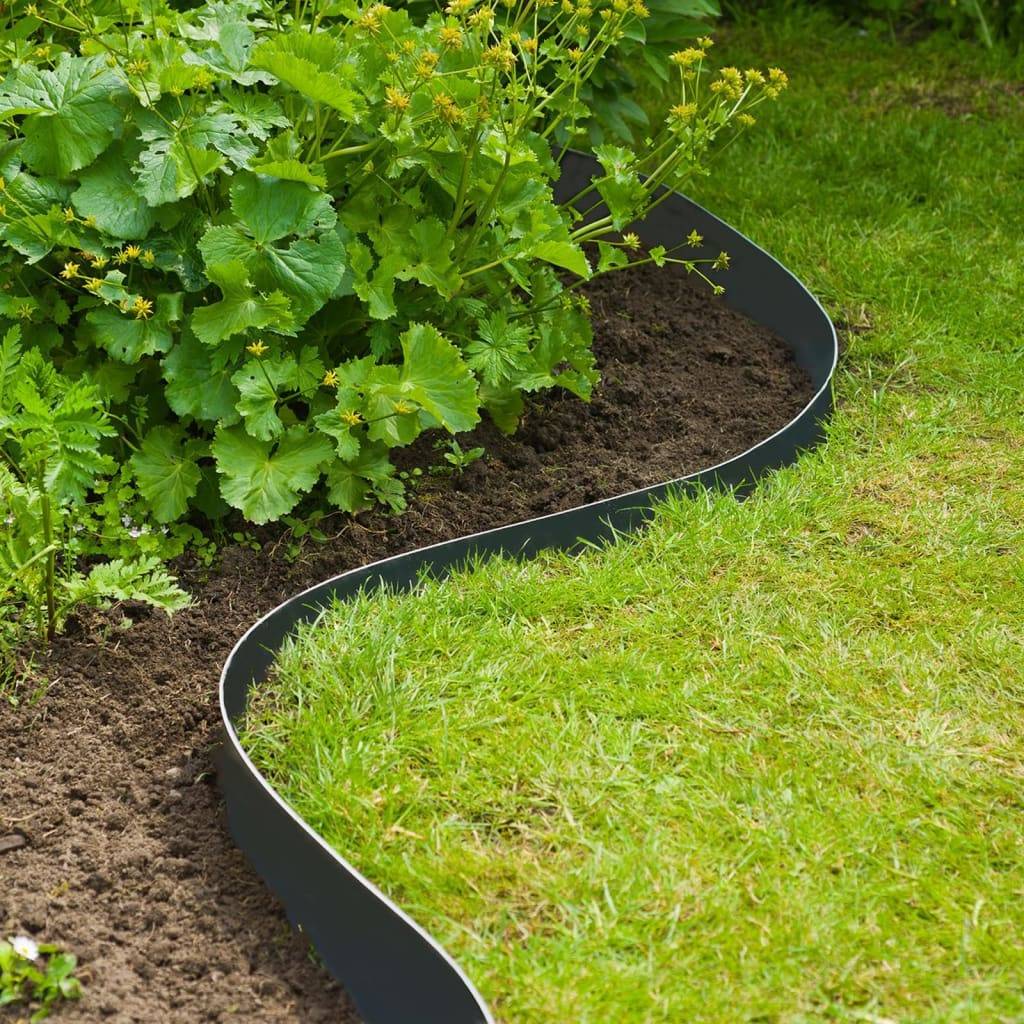 Bordure de jardin - Limite de jardin - Parterre 0,075x10 m 3 mm noir - Image 2