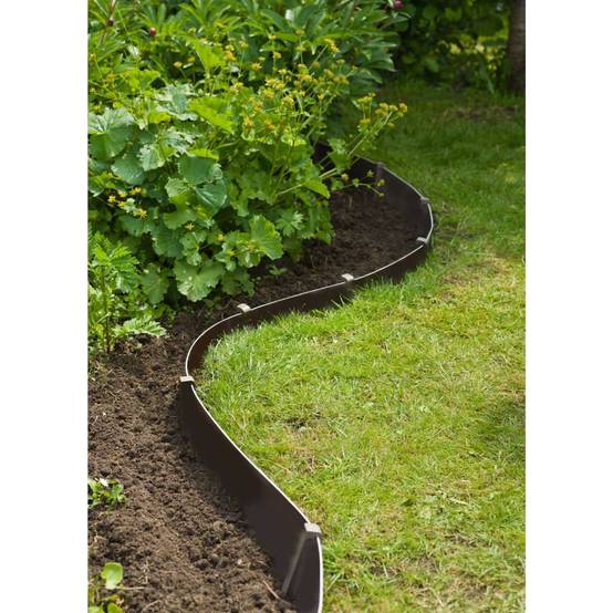 Bordure de jardin - Limite de jardin - Parterre 0,075x10 m 3 mm noir - Image 8