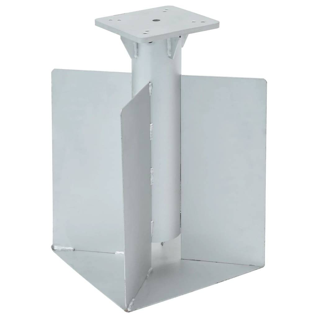 Vidaxl - Base de parasol enterré argenté 27,5x27,5x45 cm acier vidaXL 4003368 - Image 1