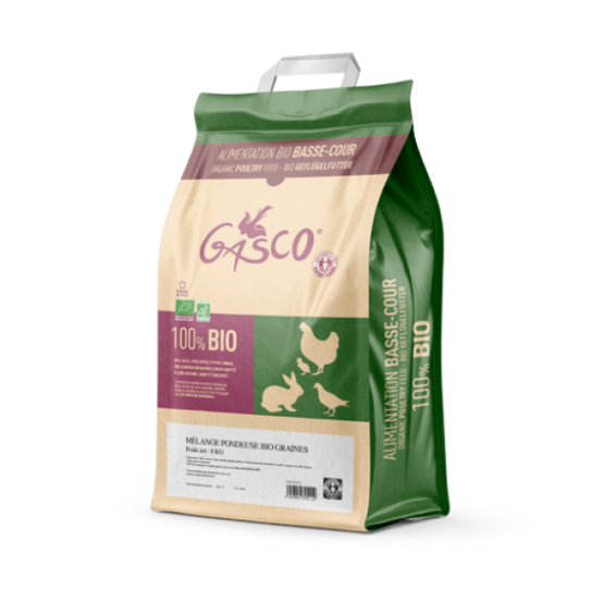 Gasco - Mélange bio pour poule pondeuse Gasco Sac 8 kg