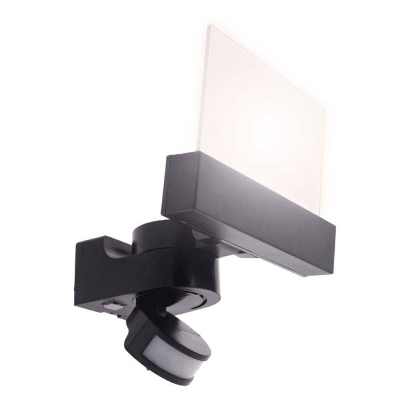 Xanlite - Projecteur mural PMMA 24W, IP44, détecteur de mouvement, 1700 lumens, Blanc froid - PR20WMFLD