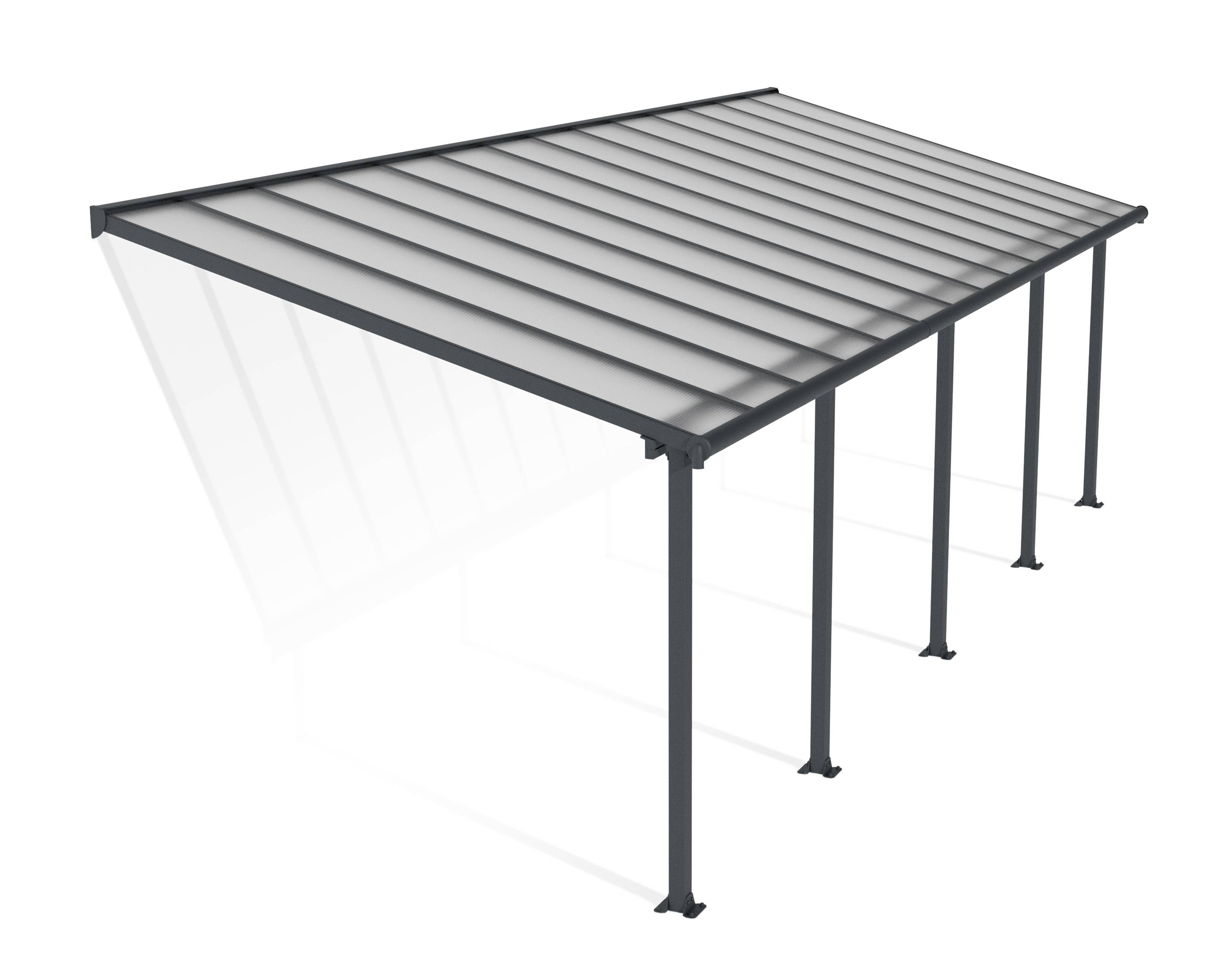 Canopia - Canopia Pergola Olympia 3X8,6 Grise - Image 1