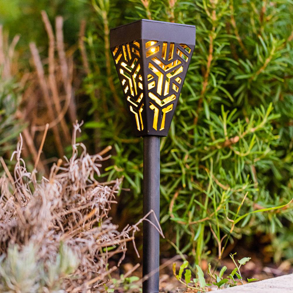 Lumisky - 6 balises solaires à planter OSIRIS Noir Plastique H39CM - Image 5