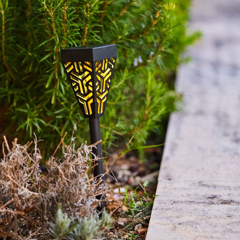 Lumisky - 6 balises solaires à planter OSIRIS Noir Plastique H39CM - Image 4