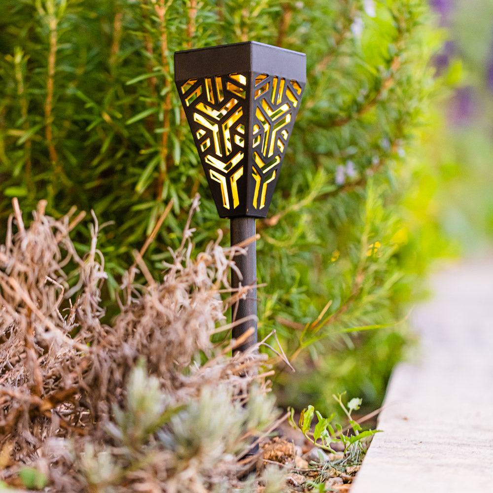 Lumisky - 6 balises solaires à planter OSIRIS Noir Plastique H39CM - Image 3
