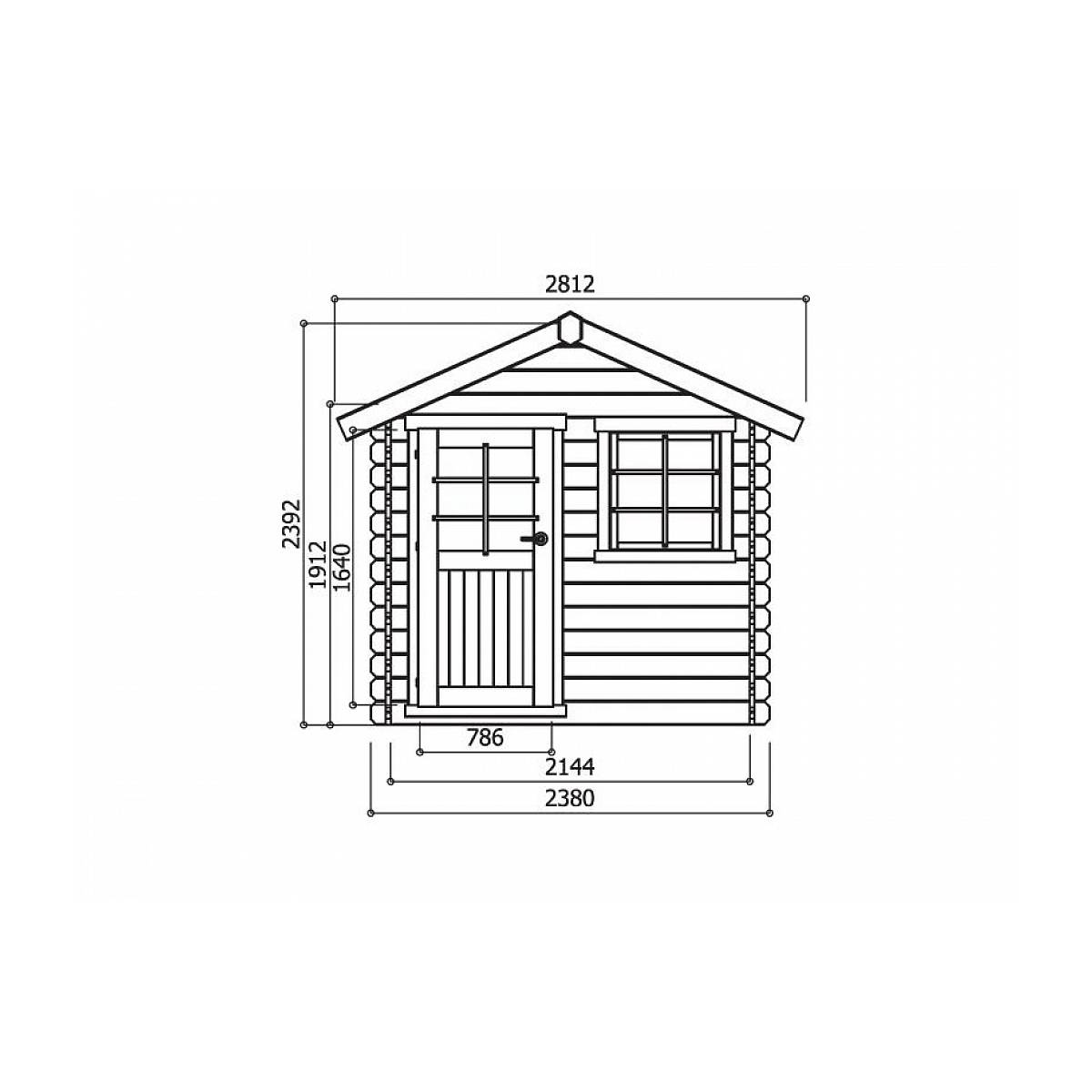 Maisonnette de Jardin en Bois Laval - Abri Solide et Durable - Image 2