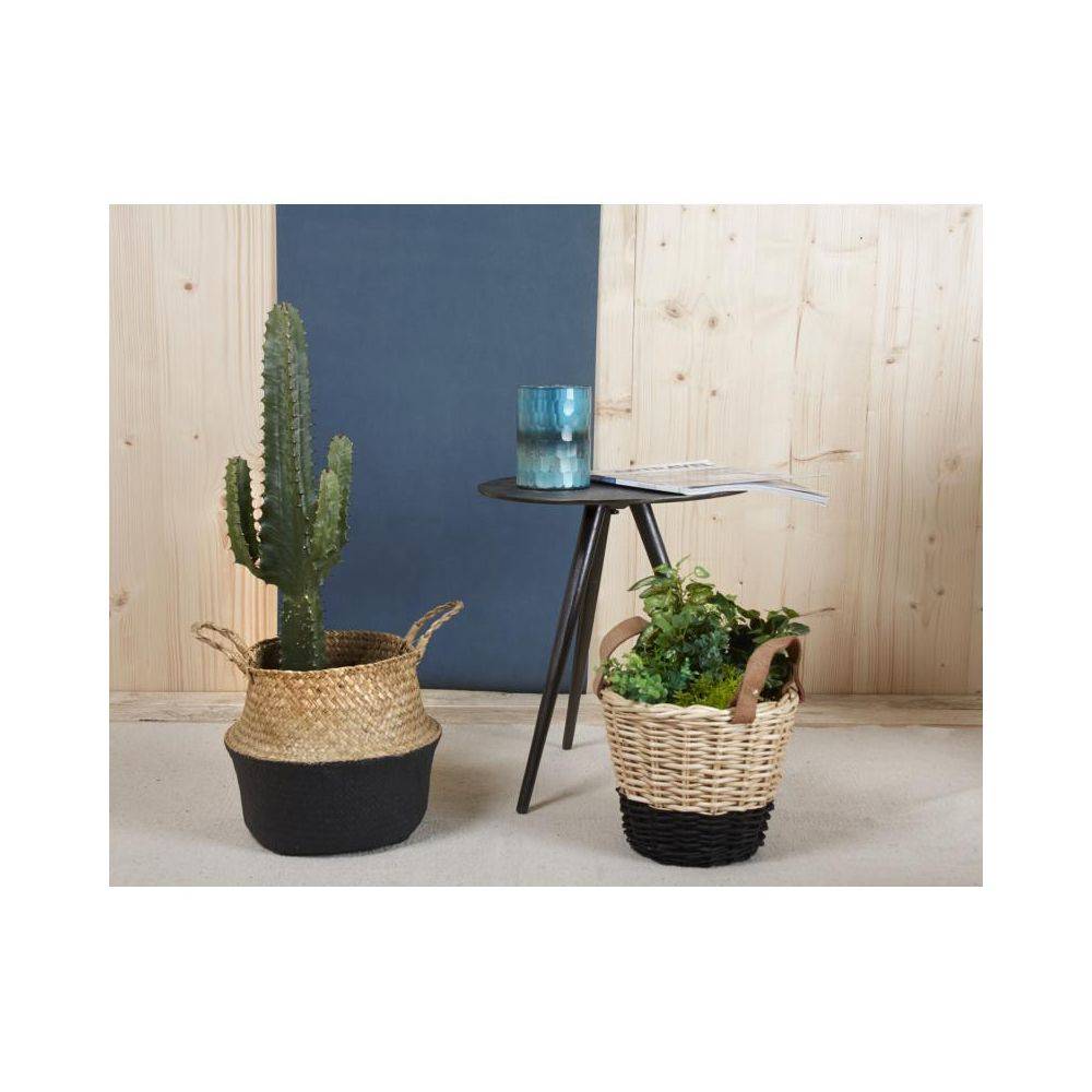 Aubry Gaspard - Corbeilles en osier naturel et noir (lot de 3) - Image 4