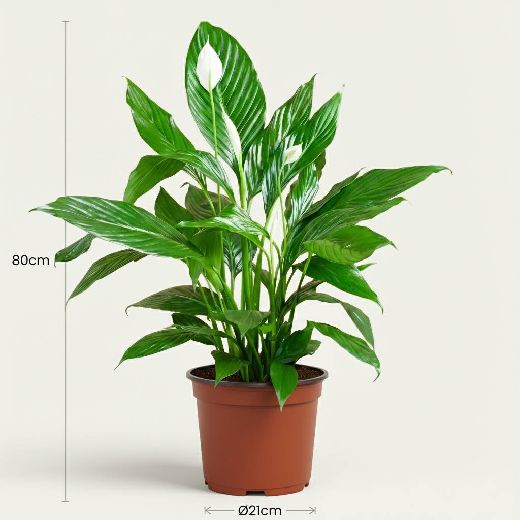 Spathiphyllum - Pot de 19cm - Plantes d'intérieur - Image 4