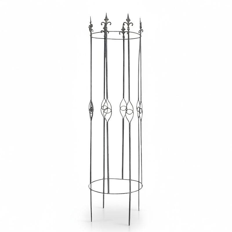 La Grande Prairie - Grande colonne jardin fleur de lys 40x154cm