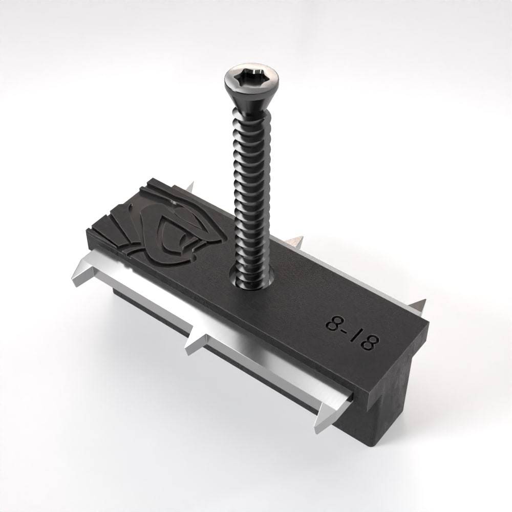 Kit Terrasse Composite NAVIA 40m² - Gris Foncé - 122 lames de terrasse (220 x 14.5 x 2.2 cm) - Fixation par Clips - Terrasse - Image 5